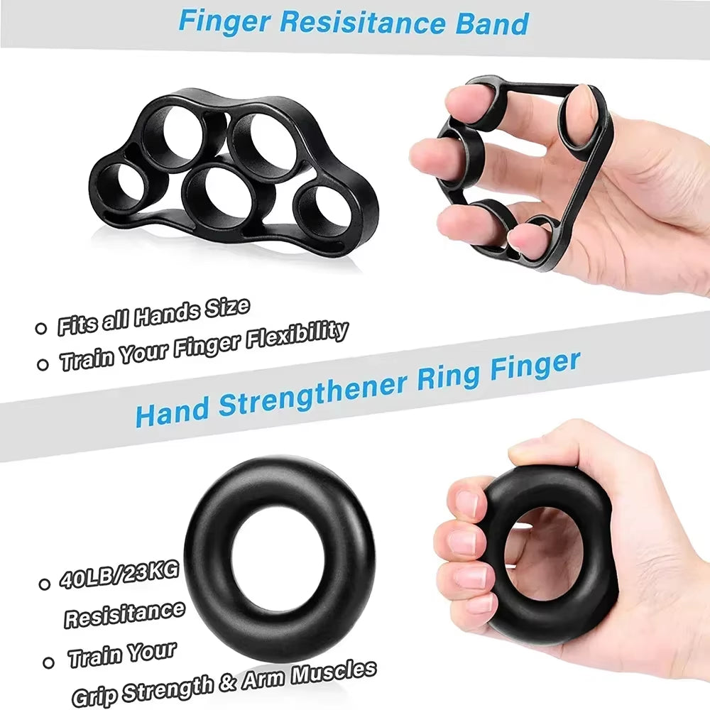 Strengthen Hand Grip Set 10-100Kg Wrist Expander Finger Exerciser Forearm Muscle Recovery Fitness Gymtraining Hand Gripper Gift